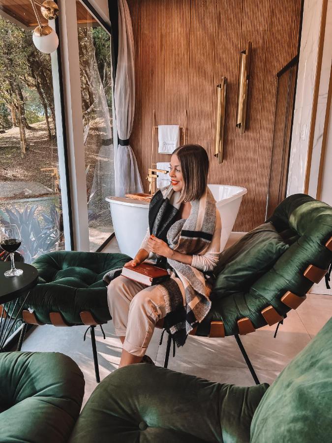 La Contemporanea Cabanas Prox A Cidade Vista Para Ponto Turistico 乌鲁比西 外观 照片